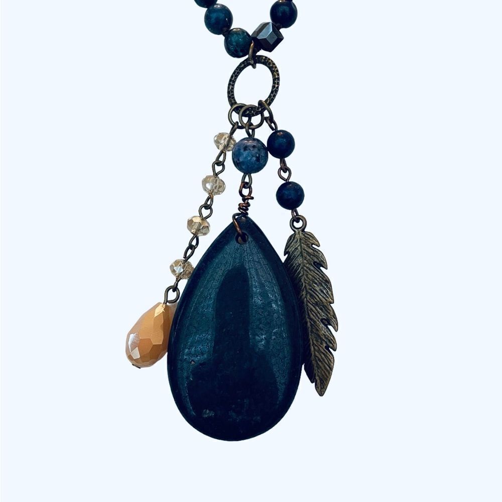 ‎NECKLACEBOHEMIAN NATURAL STONE